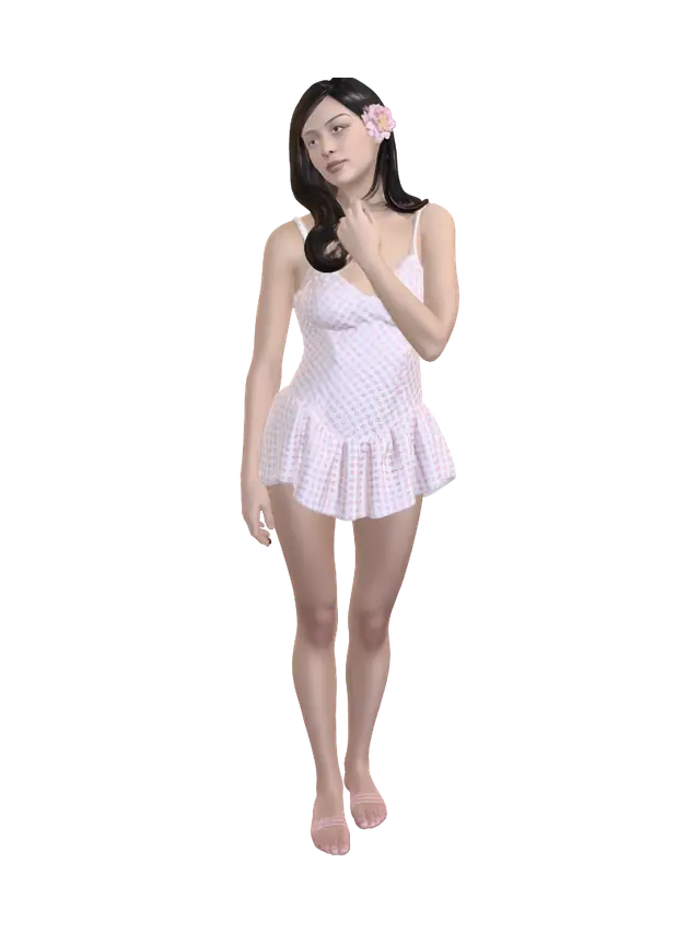 3D model for Pink Petal Portrait