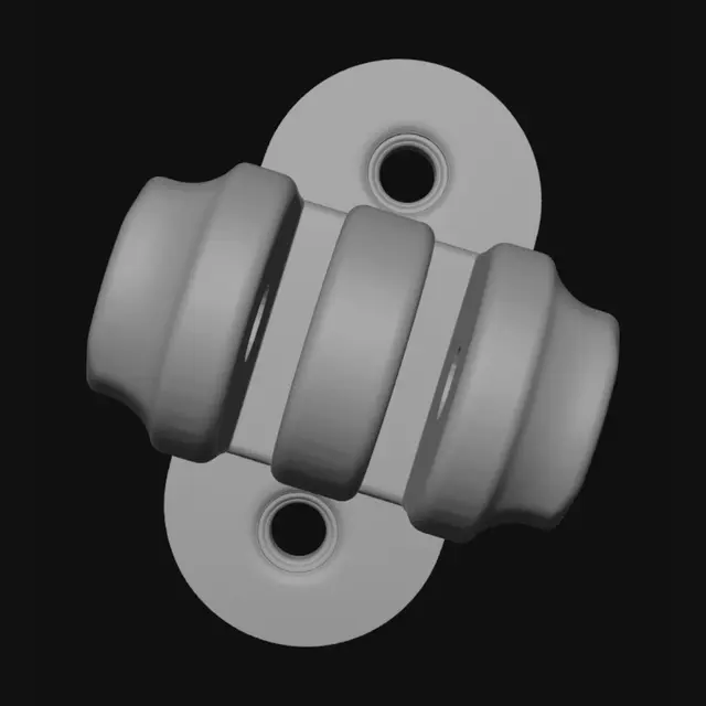 3D model for Hex-socket clamp