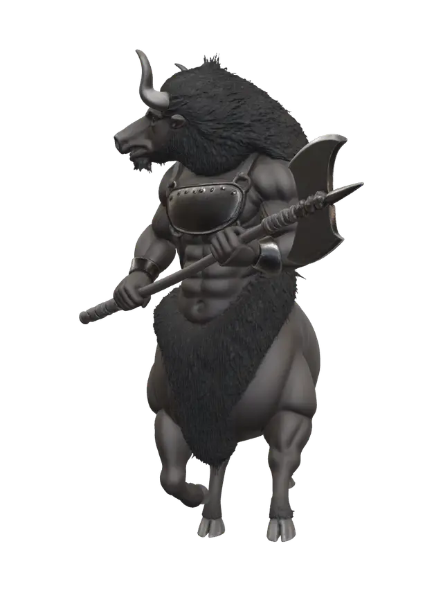 Fantasybeast - Imaginative 3D model, vytvořený pomocí AI
