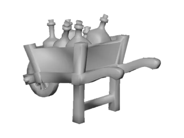 3D model for Alchemist's Cart