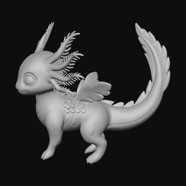 3D model for Coralfin Dragon