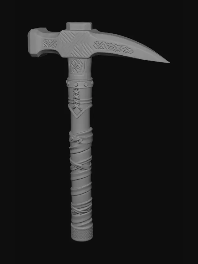 3D model for Runic Hammer