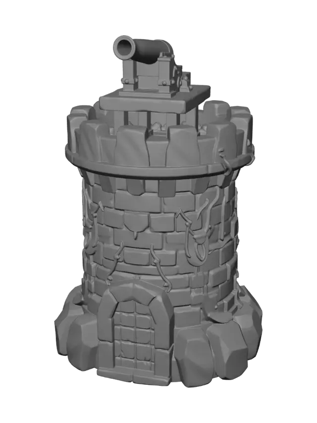 3D model for Cannon Tower