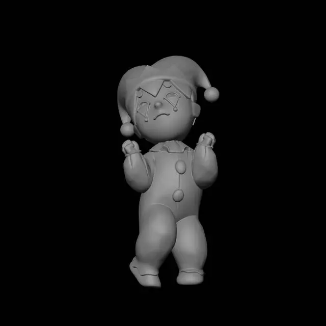 3D model for Colorful Jester