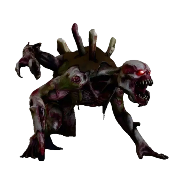 Cathedral Fiend - Doom 3D model, vytvořený pomocí AI