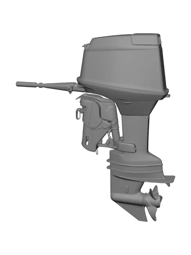 3D model for Enduro 60 Outboard Motor