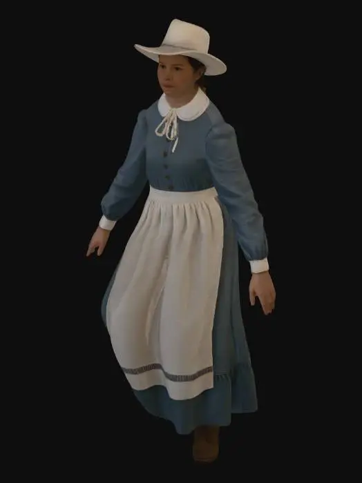 3D model for Frontier Woman 1