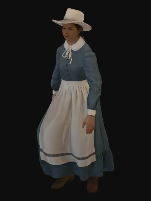 3D model for Frontier Woman 1