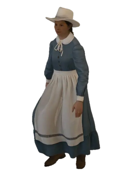 Frontier Woman 1 3D model, vytvořený pomocí AI