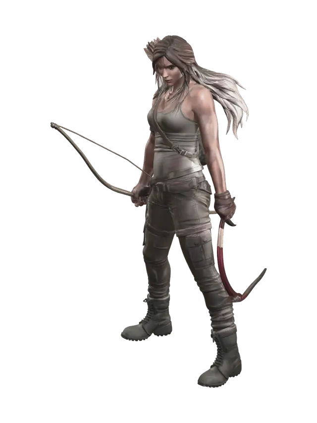 Modelo 3D de Stylized Lara Croft - Femalefigure, gerado por IA