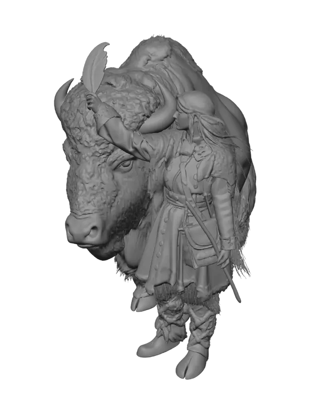 3D model for Whispers of the White Bison
