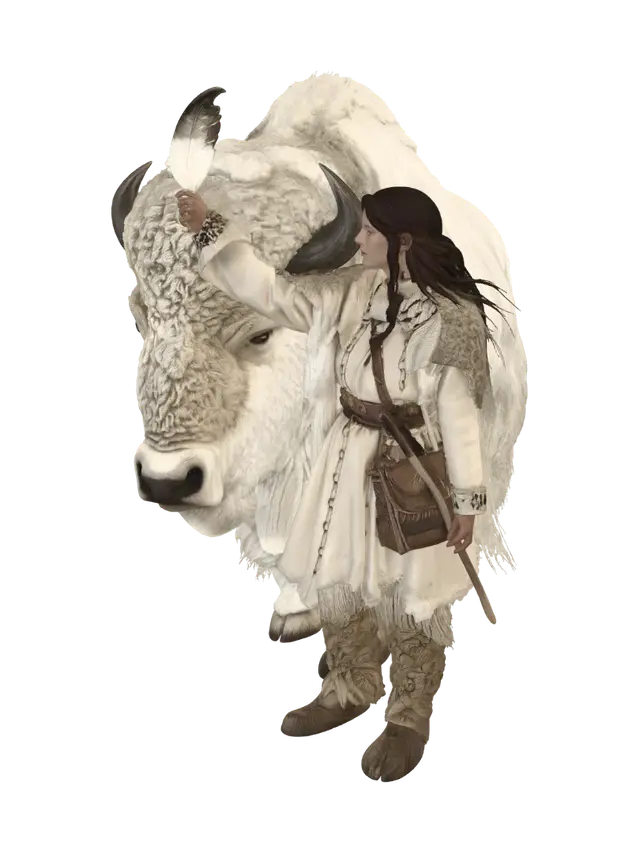 3D model for Whispers of the White Bison