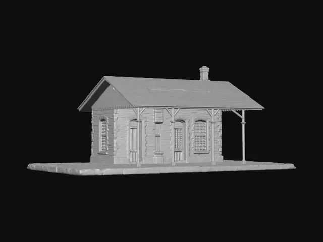 3D model for Historic Brick Railway Station