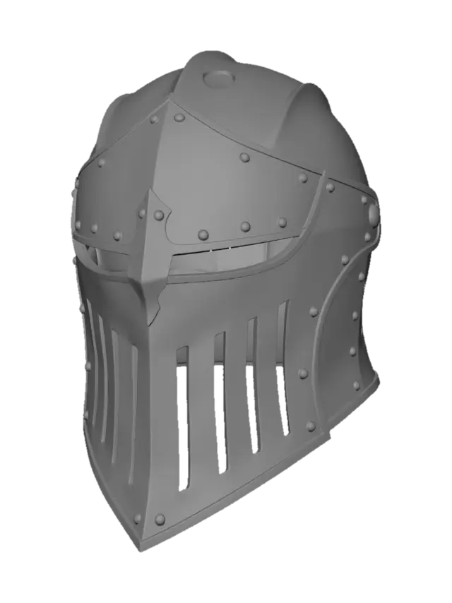 3D model for I want just the helm to create a wearable helmet based off this design