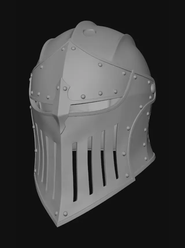 3D model for I want just the helm to create a wearable helmet based off this design