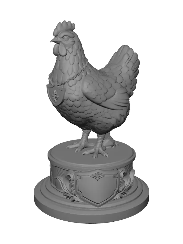 3D model for Regal Golden Rooster