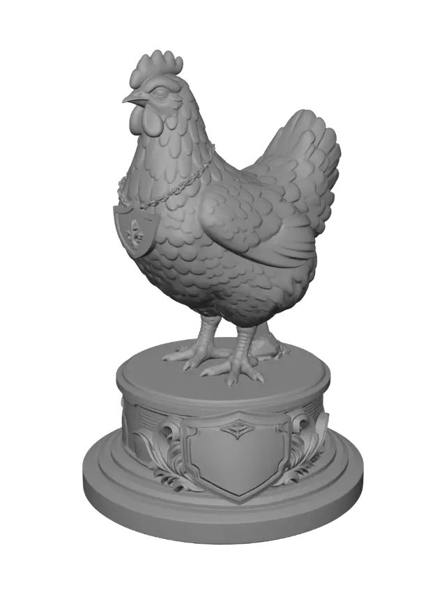 3D model for Regal Golden Rooster