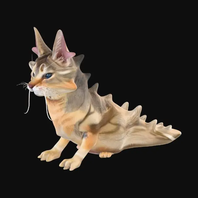 3D model for Dragon Cat Illusion