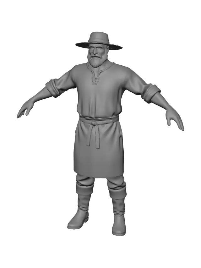 3D model for The Welcoming Farmer