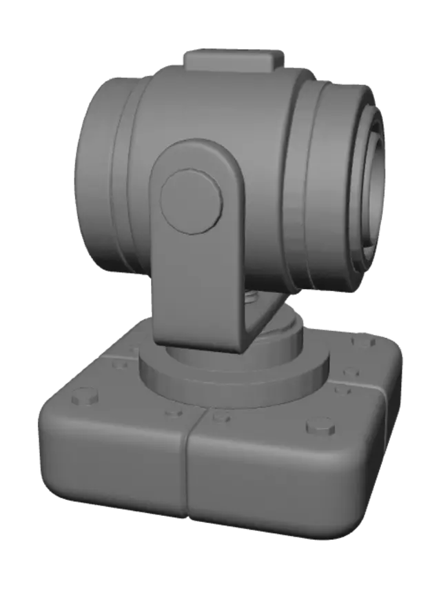 3D model for Blue Lens on a Stand