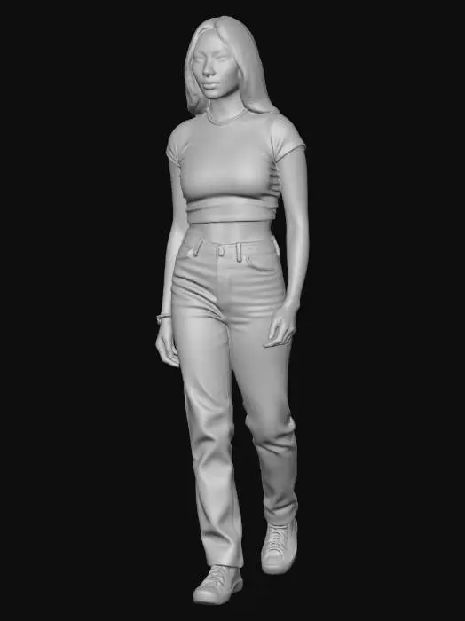 3D model for Lilac Crop Top Walk