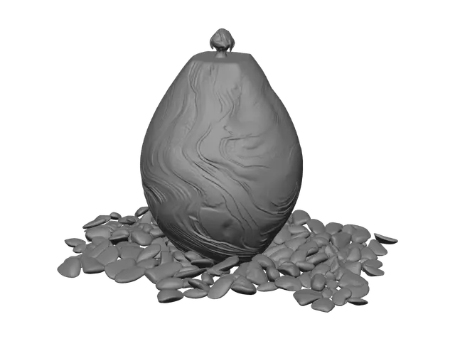 3D model for Realistic Almond Water