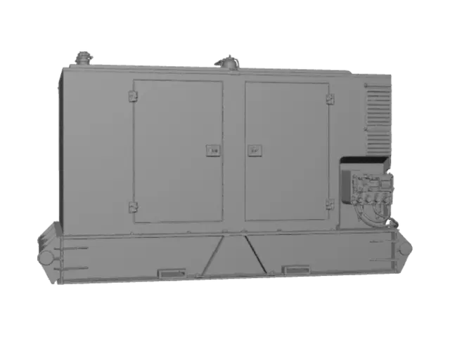 3D model for Aggreko Power Generator