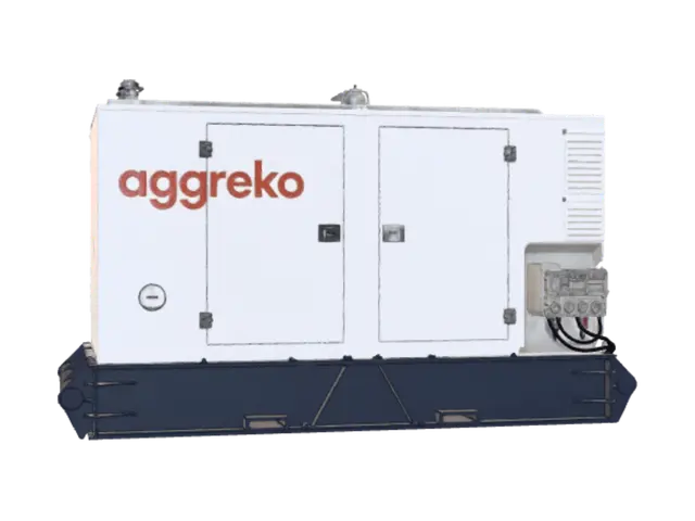 3D model for Aggreko Power Generator