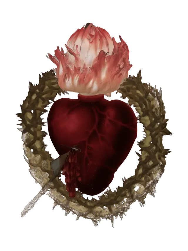 3D model for Sacred Heart of Jesus