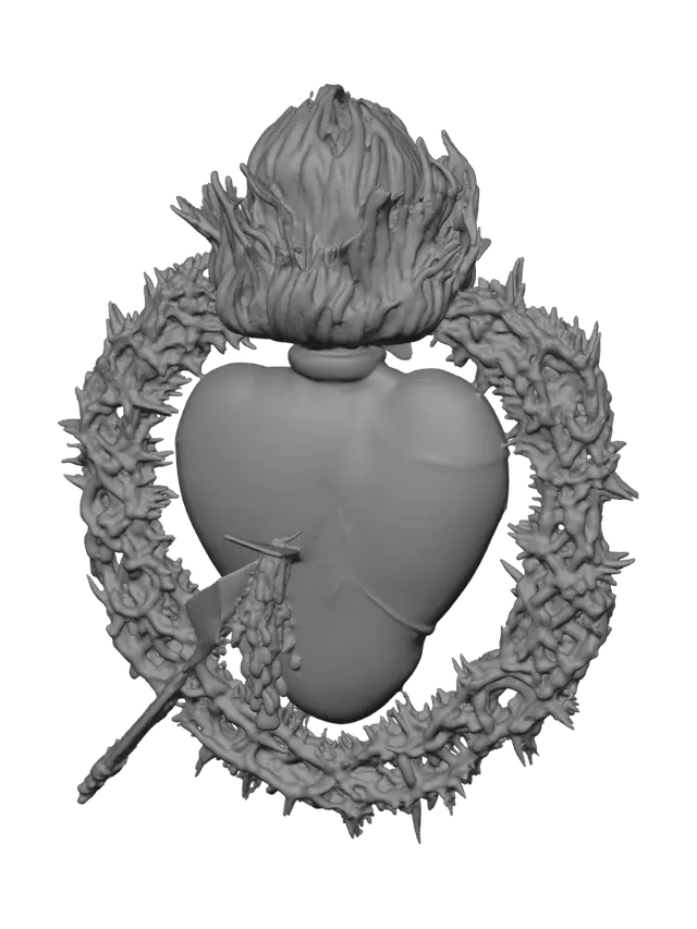 3D model for Sacred Heart of Jesus