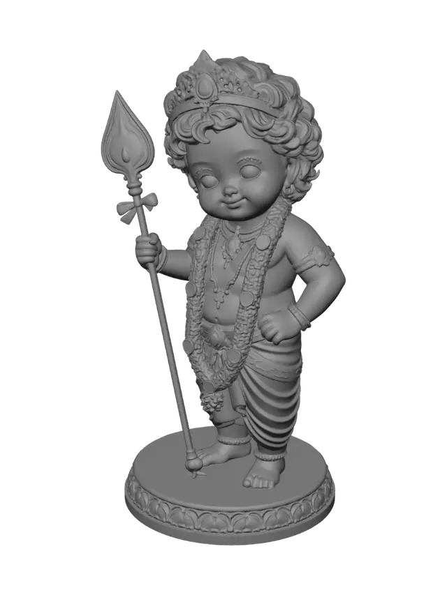 3D model for Bal Krishna