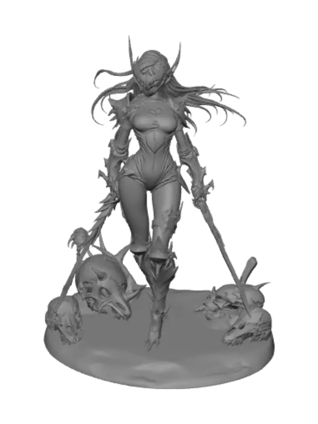 3D model for Bonebound Valkyrie