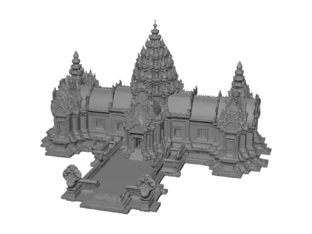 3D model for Angkorian Temple Complex