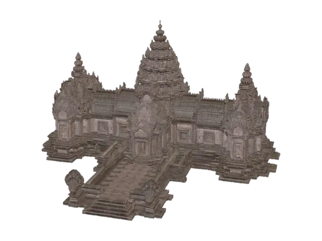 3D model for Angkorian Temple Complex
