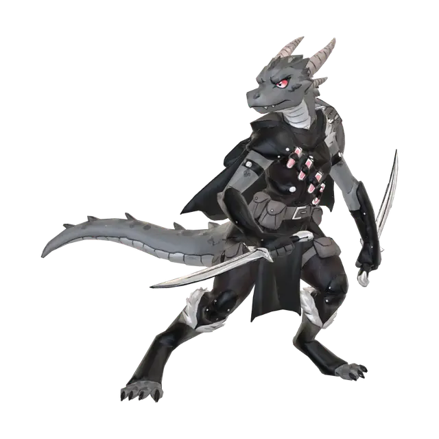 3D model for kobold assassin