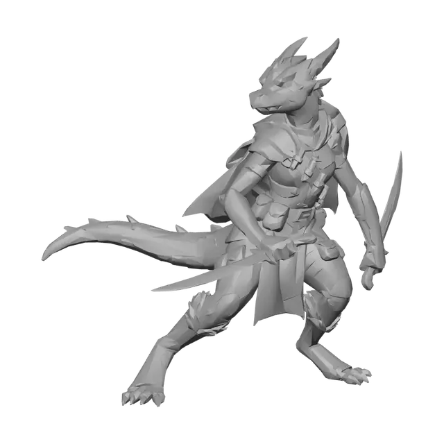 3D model for kobold assassin