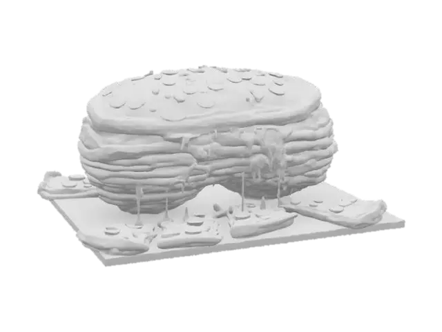 3D model for [Chicago] Chicago Pizza Bean, #AroundTheWorld#