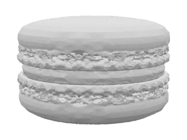 3D model for Whimsical Macaron, #food#