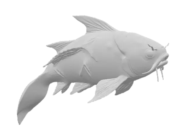 3D model for Dragonfruit Fish, #food#