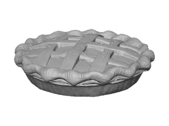 3D model for a delicious, ultra realistic apple pie with a buttery, flaky crust and sea salt, #Thanksgiving#