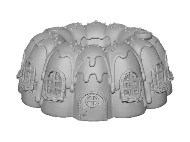 3D model for Gingerbread Cake House, #Christmas2025#