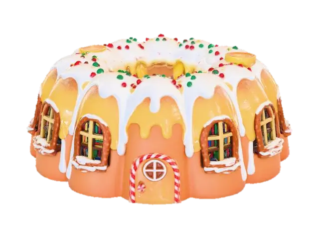 3D model for Gingerbread Cake House, #Christmas2025#