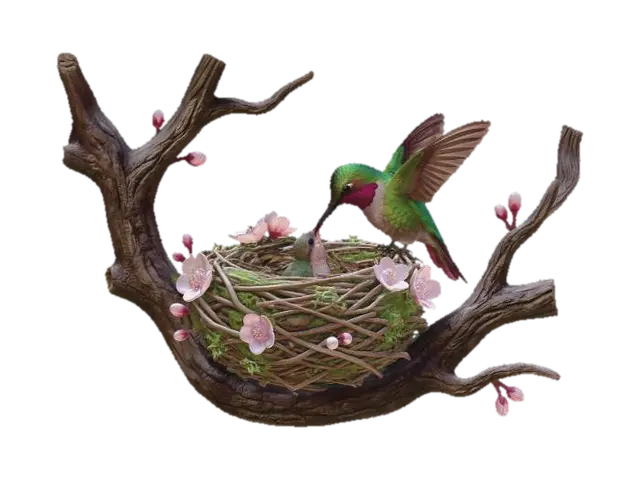 3D model for Hummingbird Nest in Bloom, #EasterEgg2026#