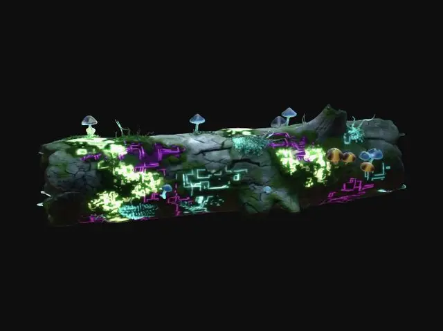 3D model for Neon Fungus Ridge