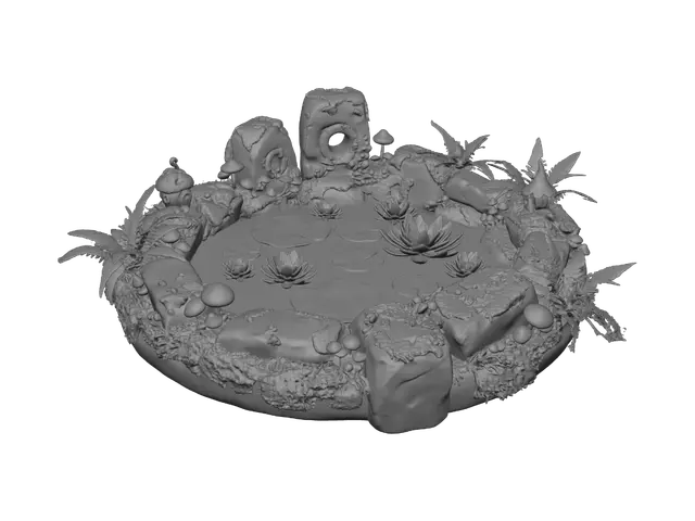 3D model for Luminescent Lotus Haven