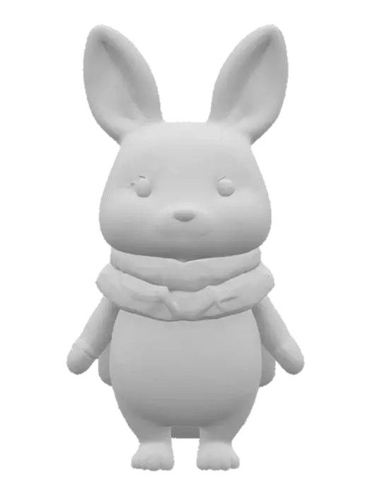 3D model for [Scandinavia] Stylized, Animal Crossing, Snow Sculpture, Nordic-Themed, Woodland Animal, Full Body, #AroundTheWorld#