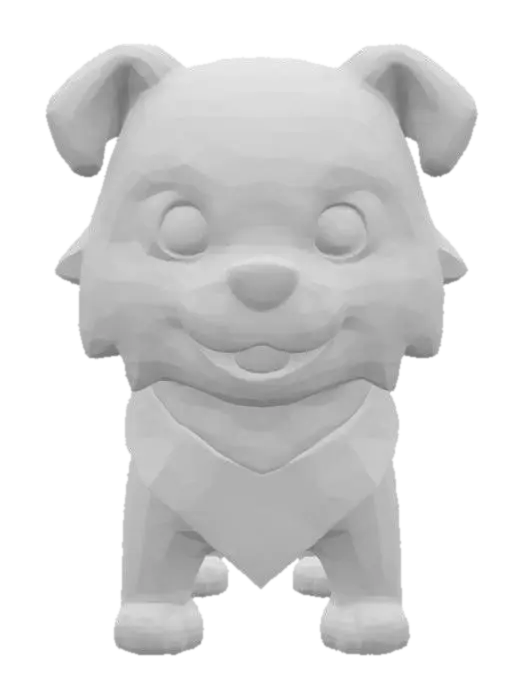 3D model for Playful Pup