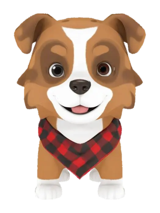 3D model for Playful Pup