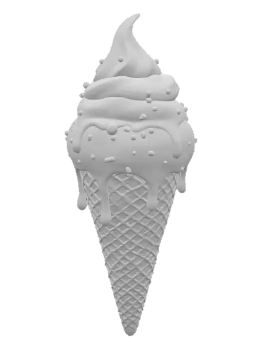 3D model for Rainbow Swirl Delight, #food#