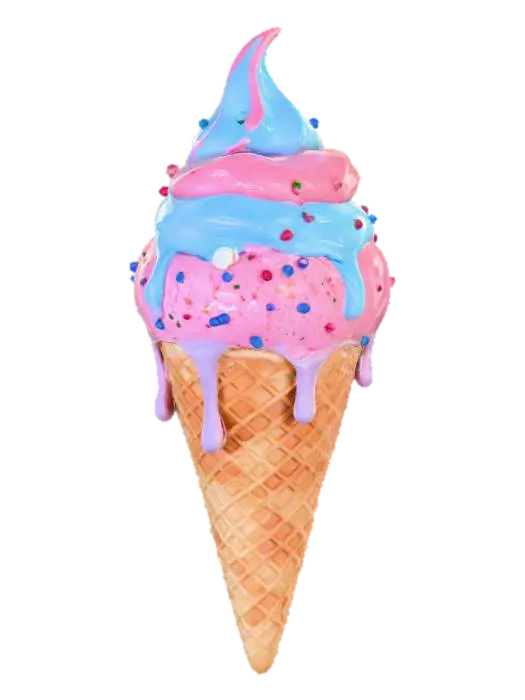 3D model for Rainbow Swirl Delight, #food#
